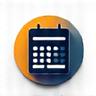 Icon representing event management